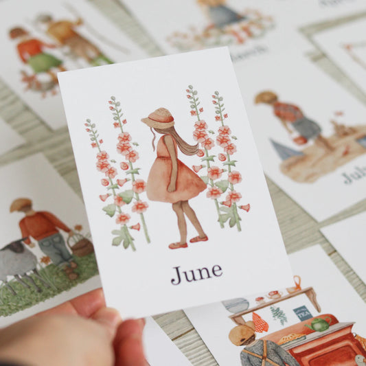 Months of the year Flashcards