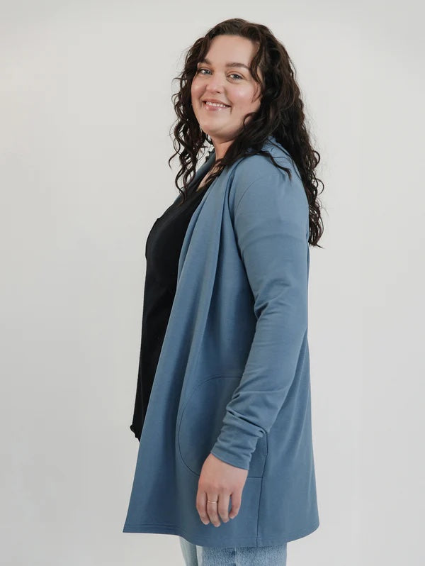 Blondie Apparel | Briton Cardigan | Ocean