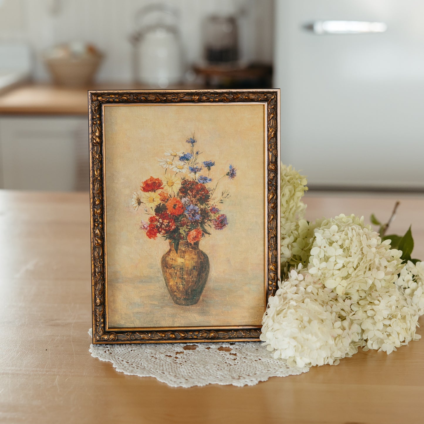 Vintage Floral Framed Print | 2 Sizes