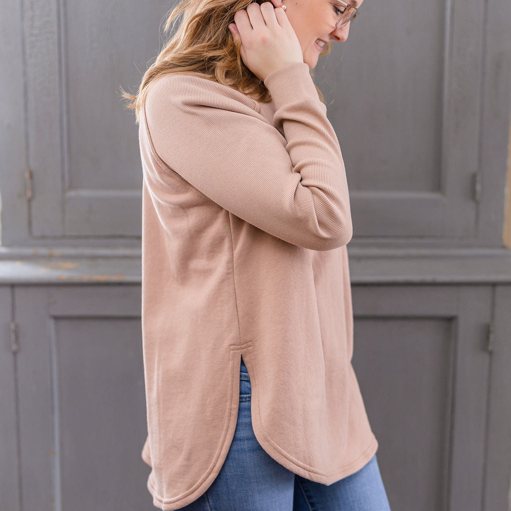 Blondie Apparel | Classic Dusk Sweater | Stucco