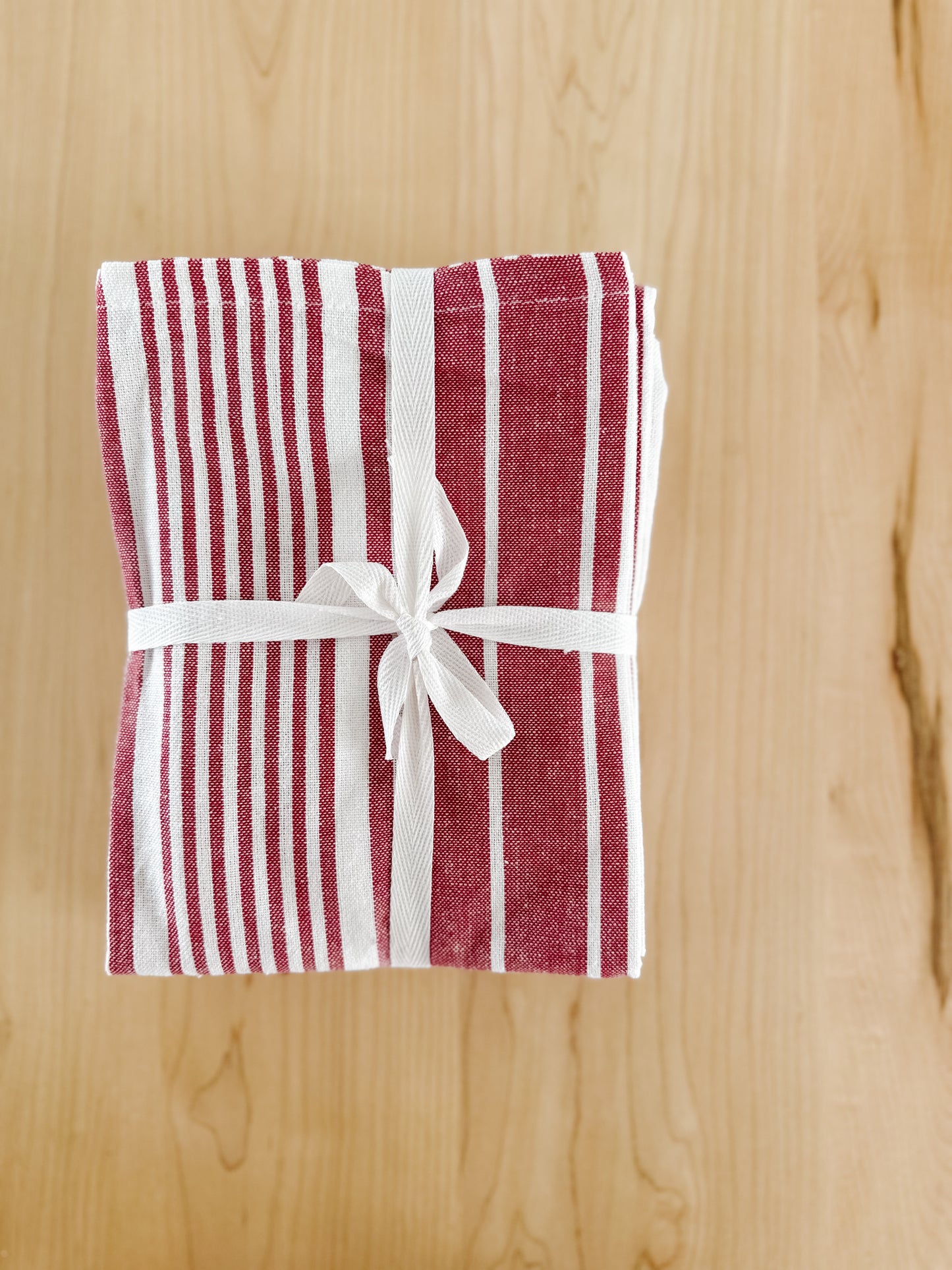 Red Jumbo Dishtowels | Set of 3