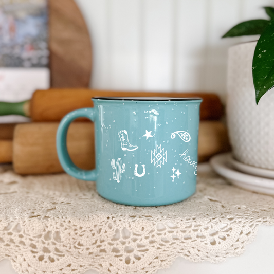 Howdy | 16 oz. Camper Mug