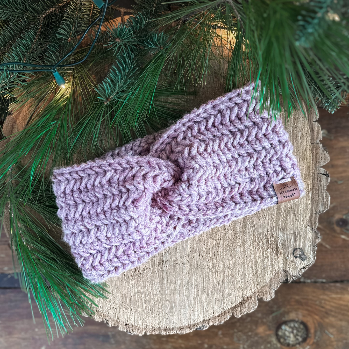 Crocheted Twist Headband | Adult