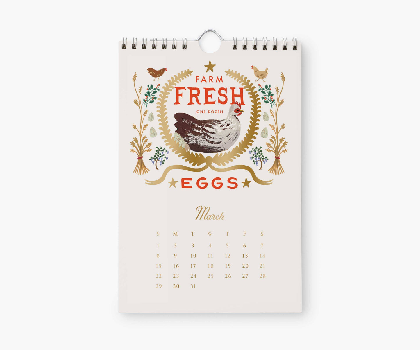 Rifle Paper 2026 Country Farm Kitchen Calendar | 6x9