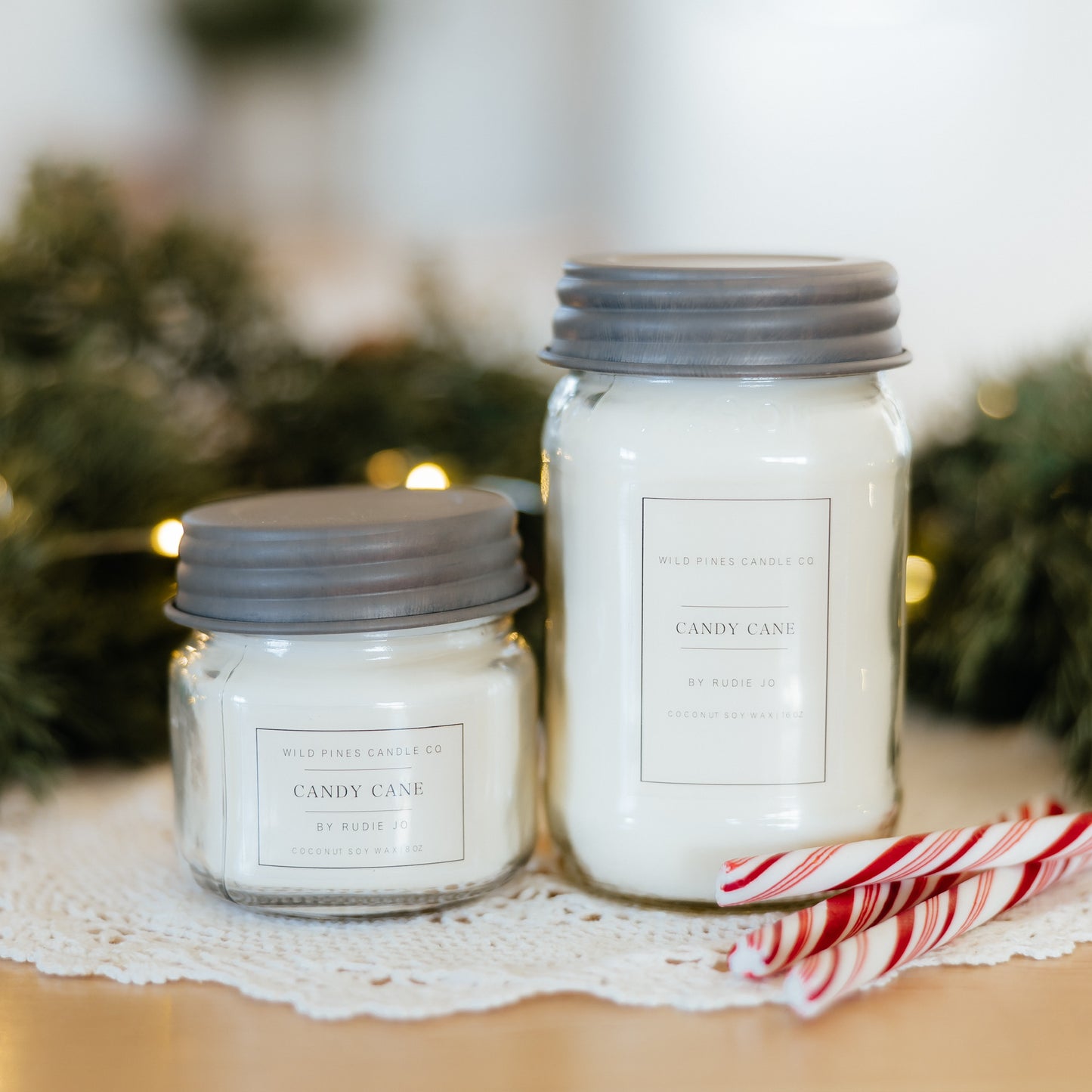 Candy Cane Candle | Rudie Jo