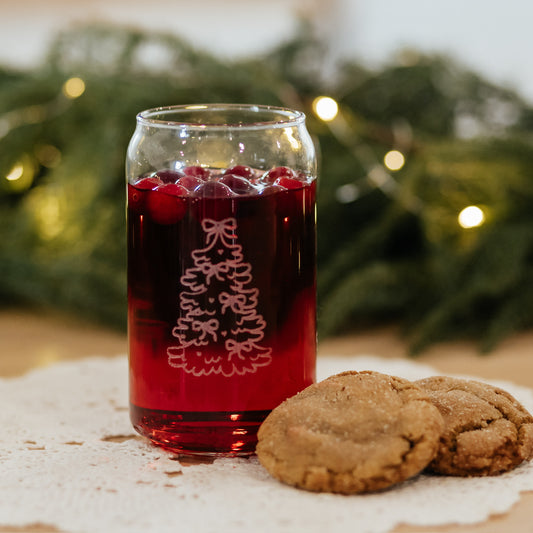 Bow Tree Drinking Glass | 16 oz.