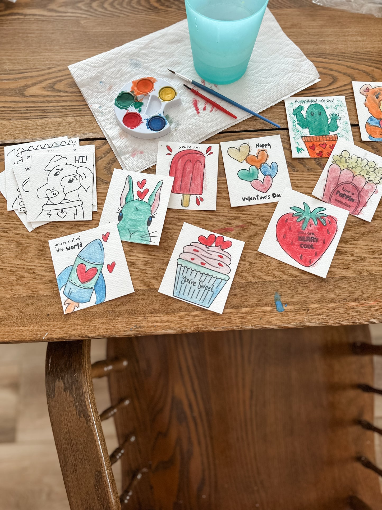 Valentine Cards School Kit