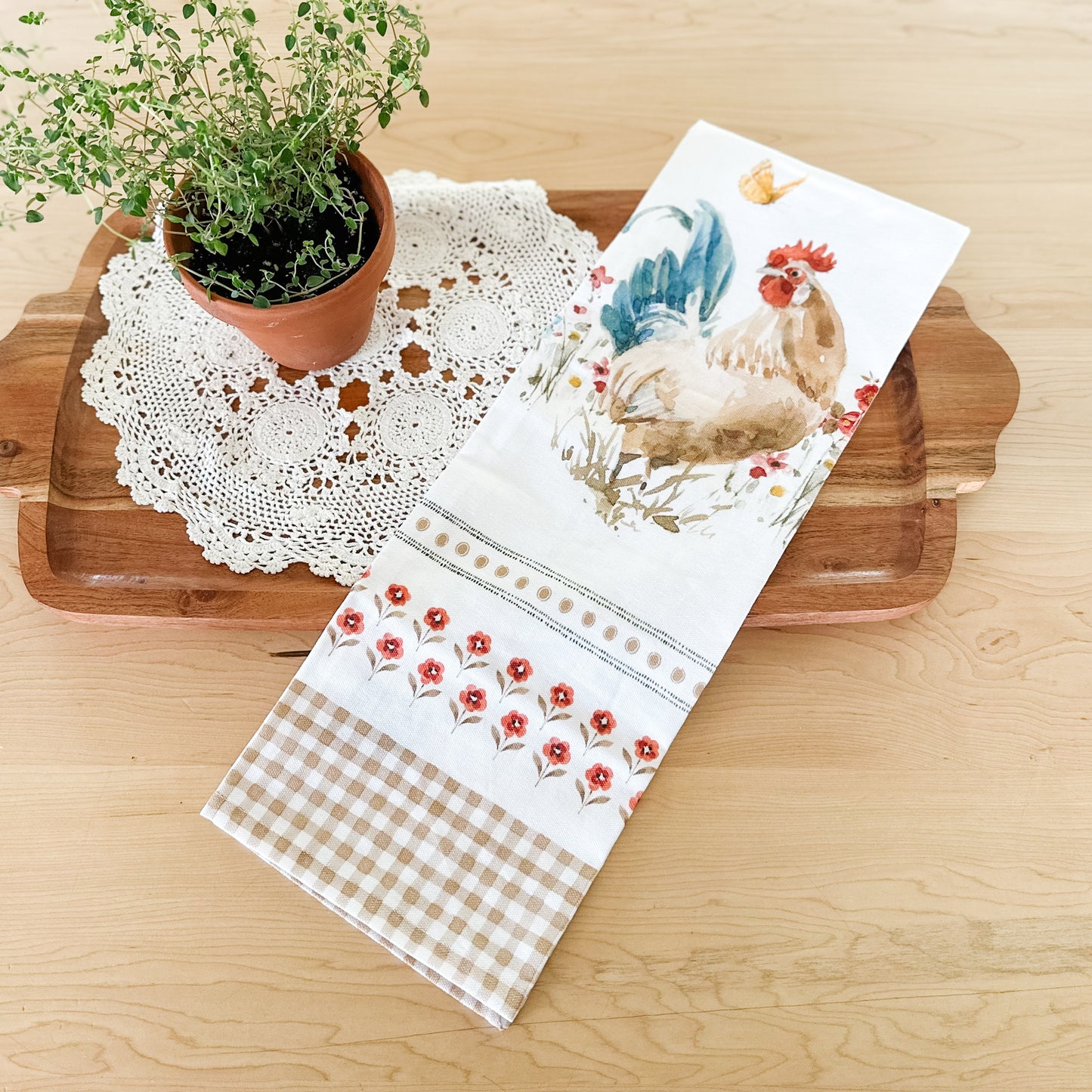 Chicken Dishtowel