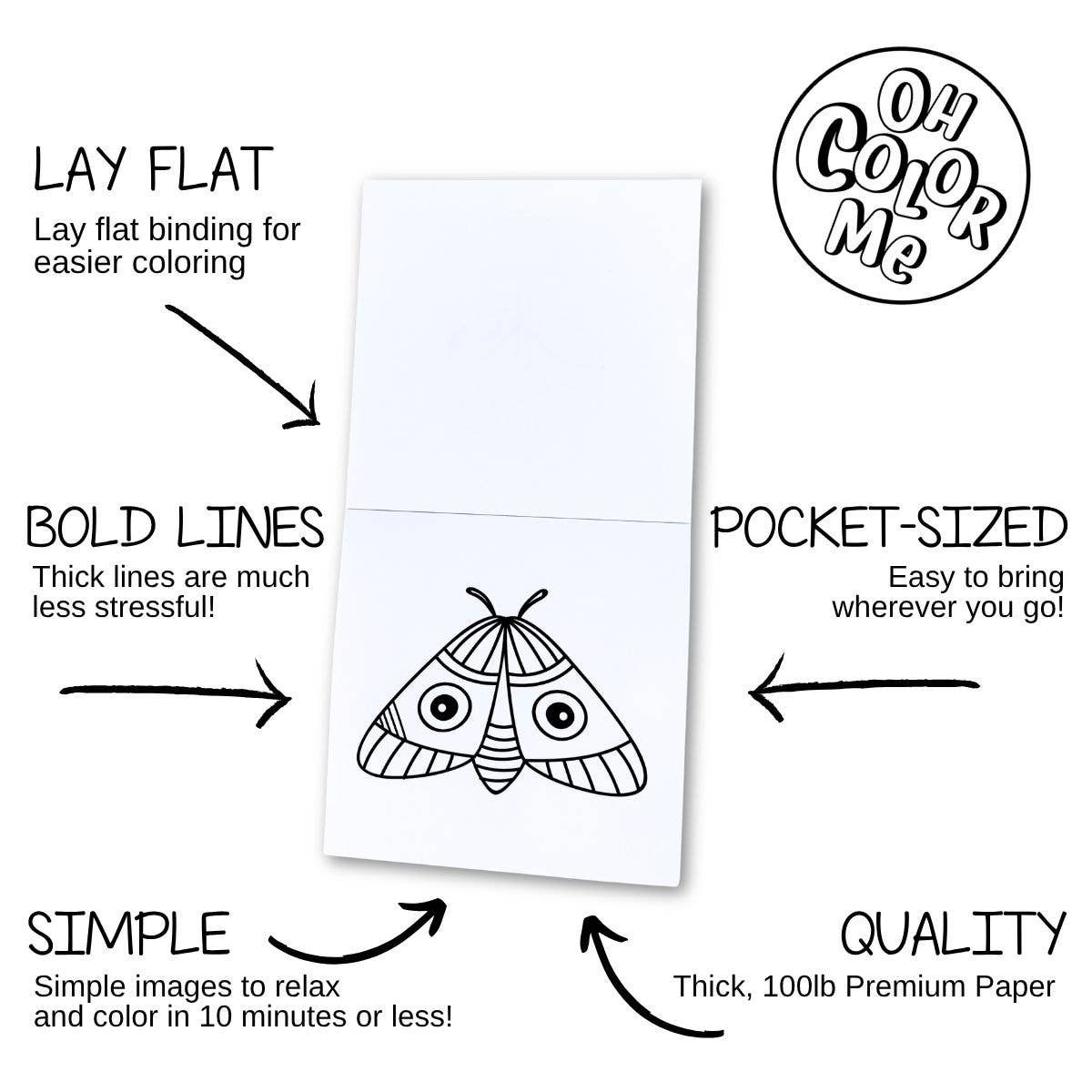 Mini Doodle Colouring Book | Garden Therapy | PREORDER