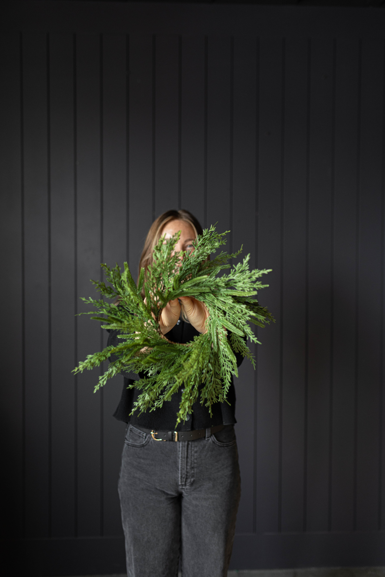 Norfolk & Cypress Real Touch Wreath | 14"