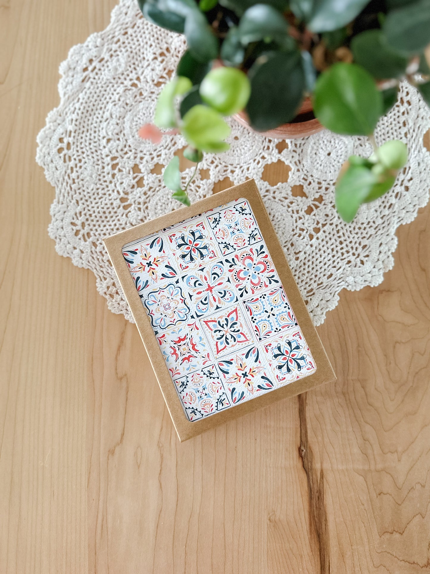 Tropical Tiles Everyday Cards | Boxed Set of 6