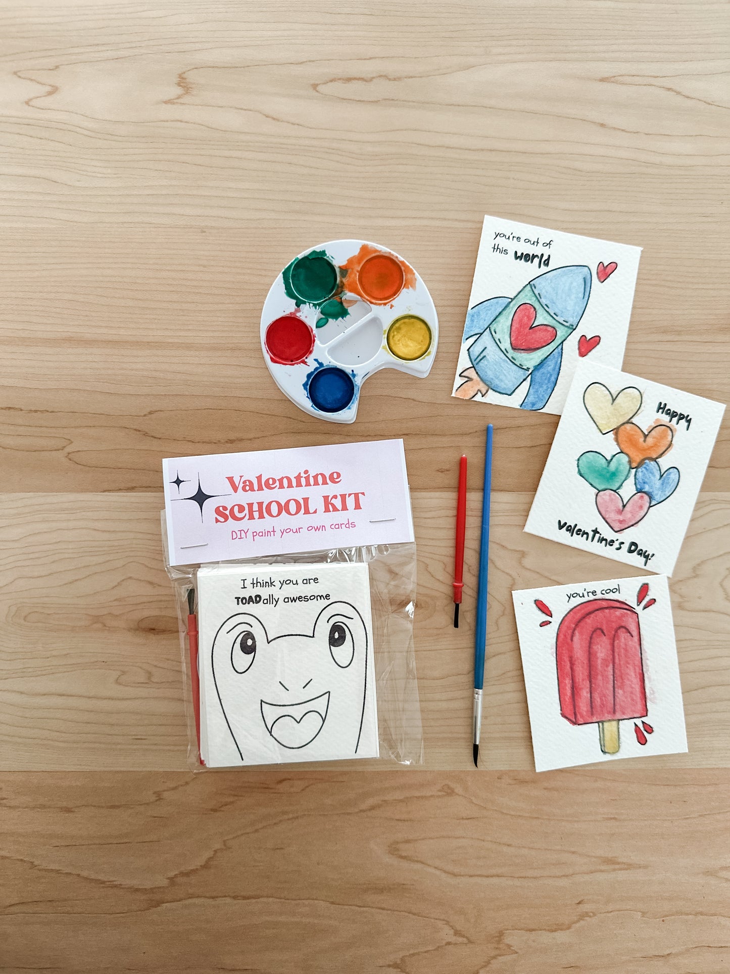 Valentine Cards School Kit