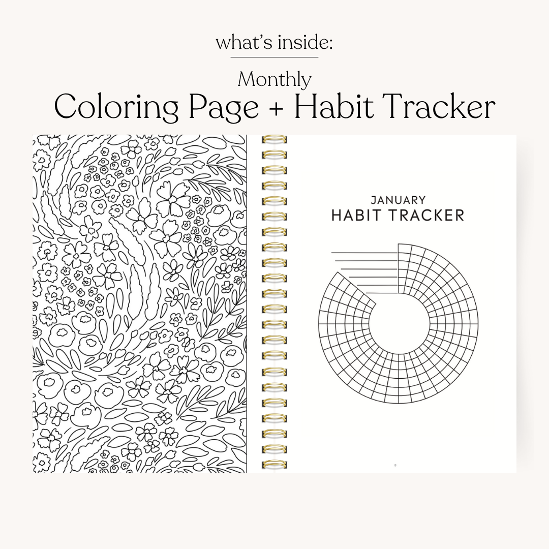 2026 Yearly Planner | Pink Trellis