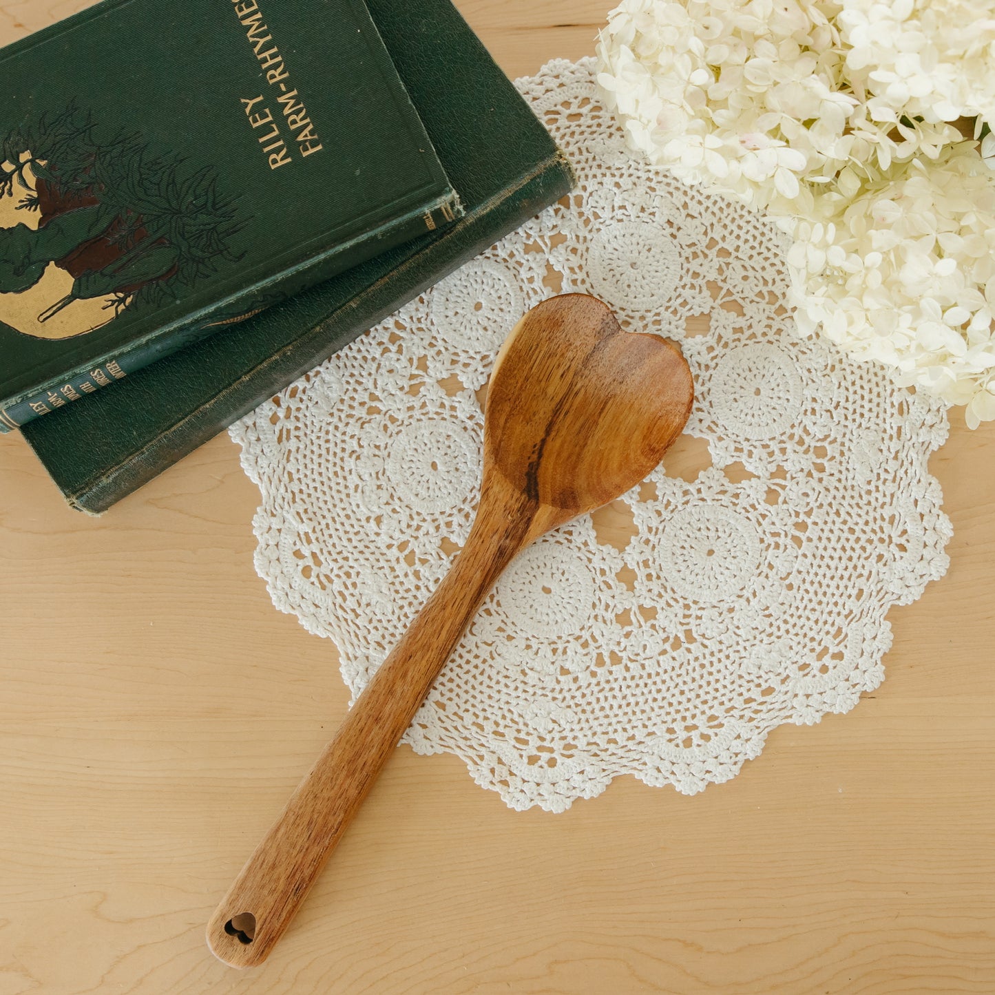 New Wooden Heart Spoon