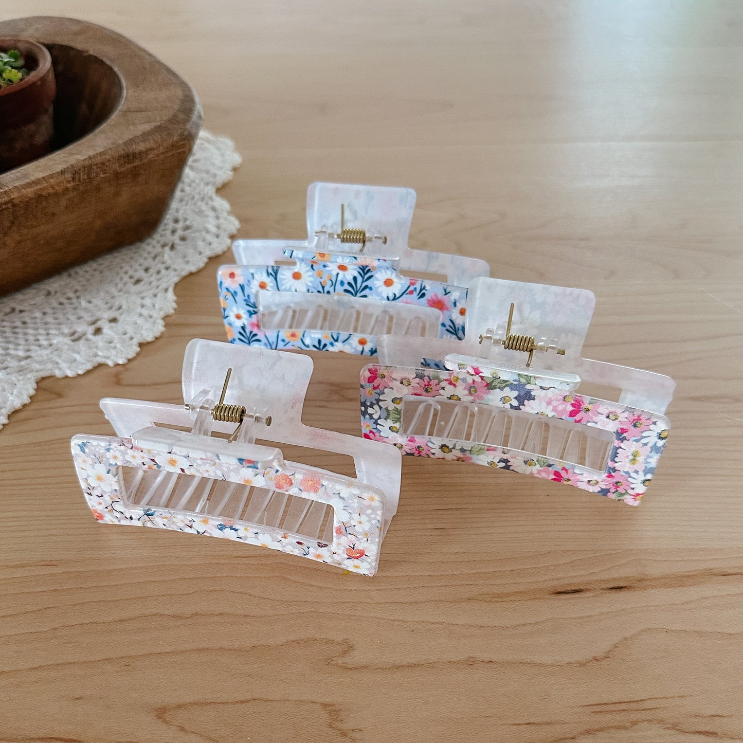 Floral Claw Clip | 3 Options