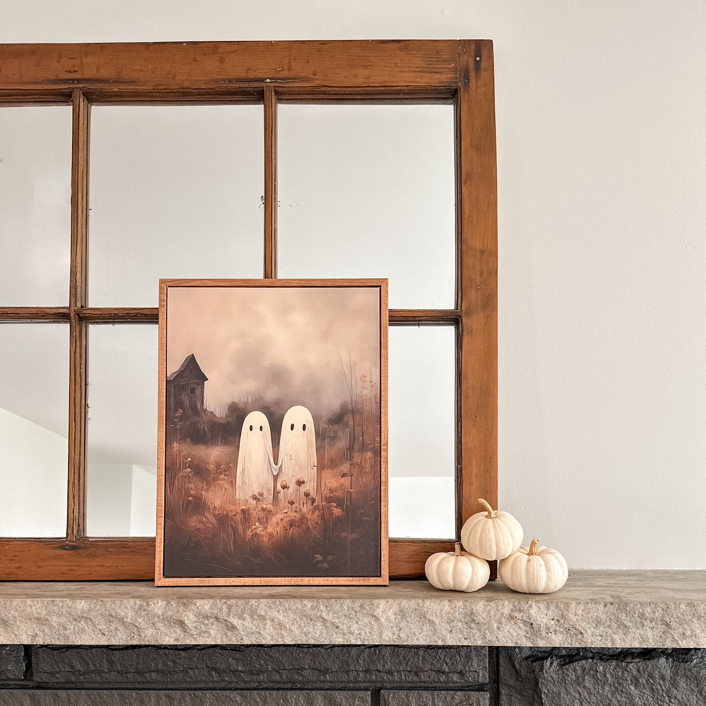 Framed Ghost Friends Picture