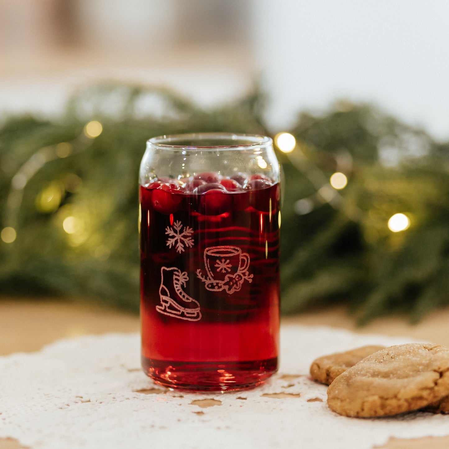 Winter Drinking Glass | 16 oz.