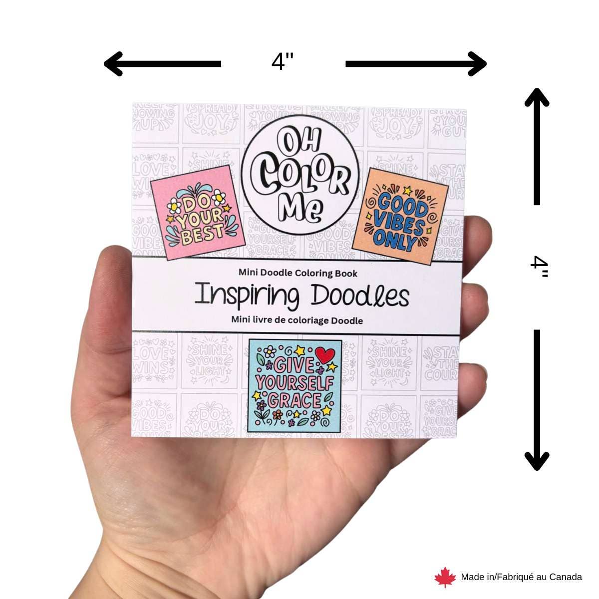 Mini Doodle Colouring Book | Inspiring Doodles | PREORDER