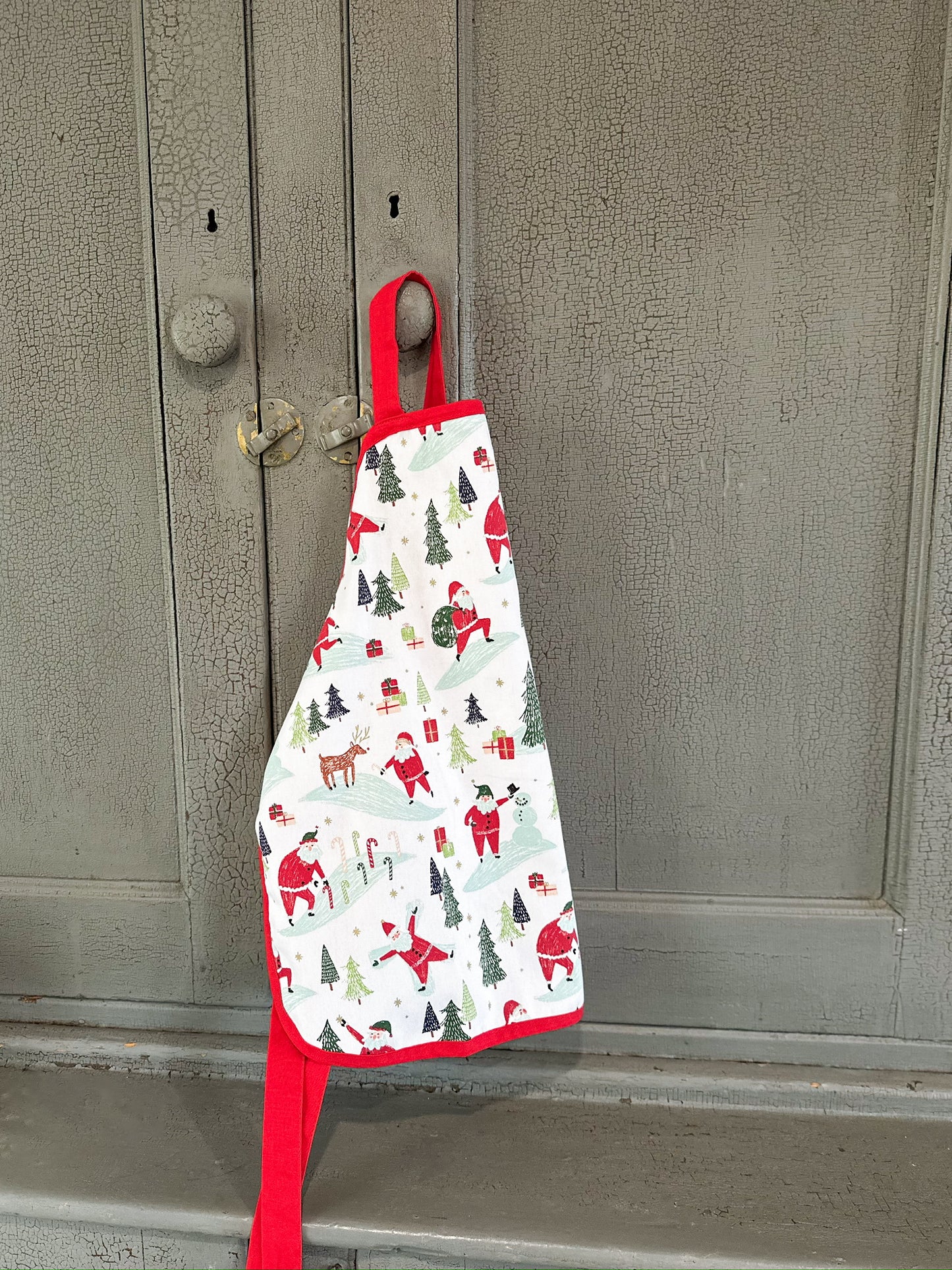Santa Print | Child Apron