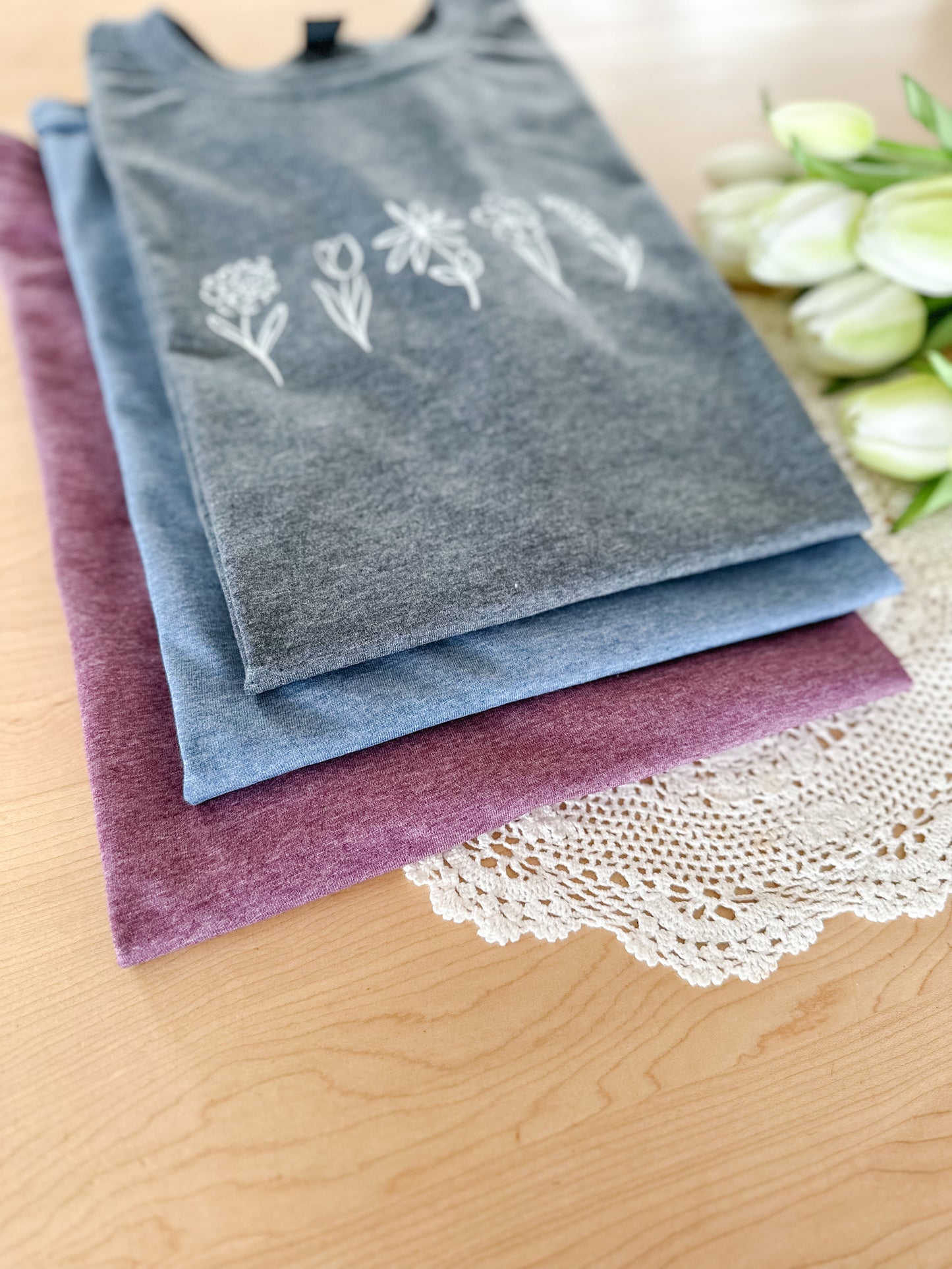 Flower Stems T-Shirt | 3 Colour Options