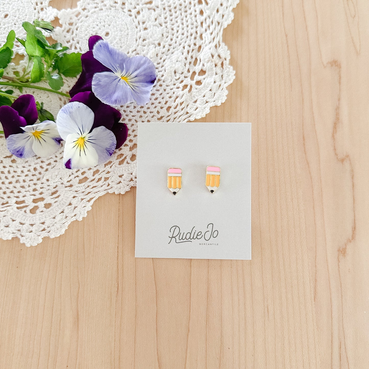 Pencil Earrings