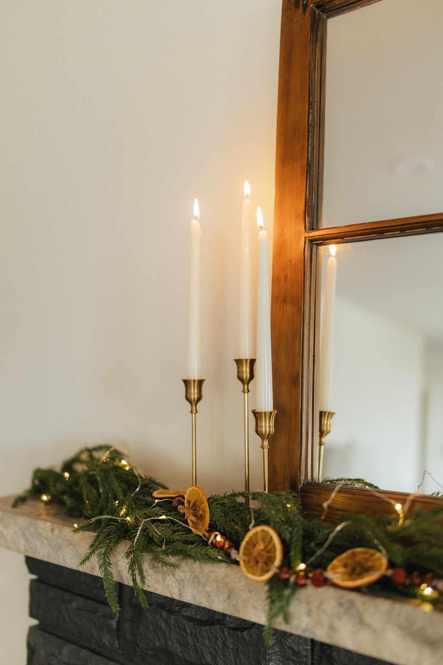 Gold Candlestick Holders | Set of 3