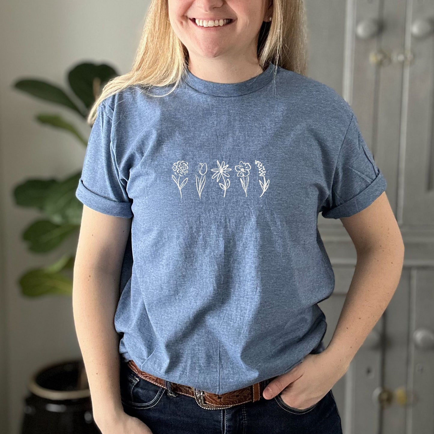 Flower Stems T-Shirt | 3 Colour Options