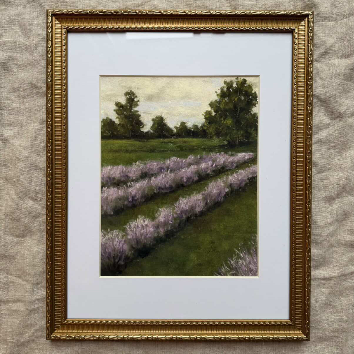 Lavender Fields Framed Print | 8x10” | Local Pick Up Only