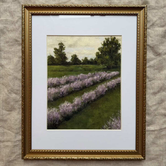 Lavender Fields Framed Print | 8x10” | Local Pick Up Only