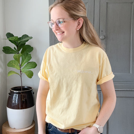 Mama Tee | Butter Yellow