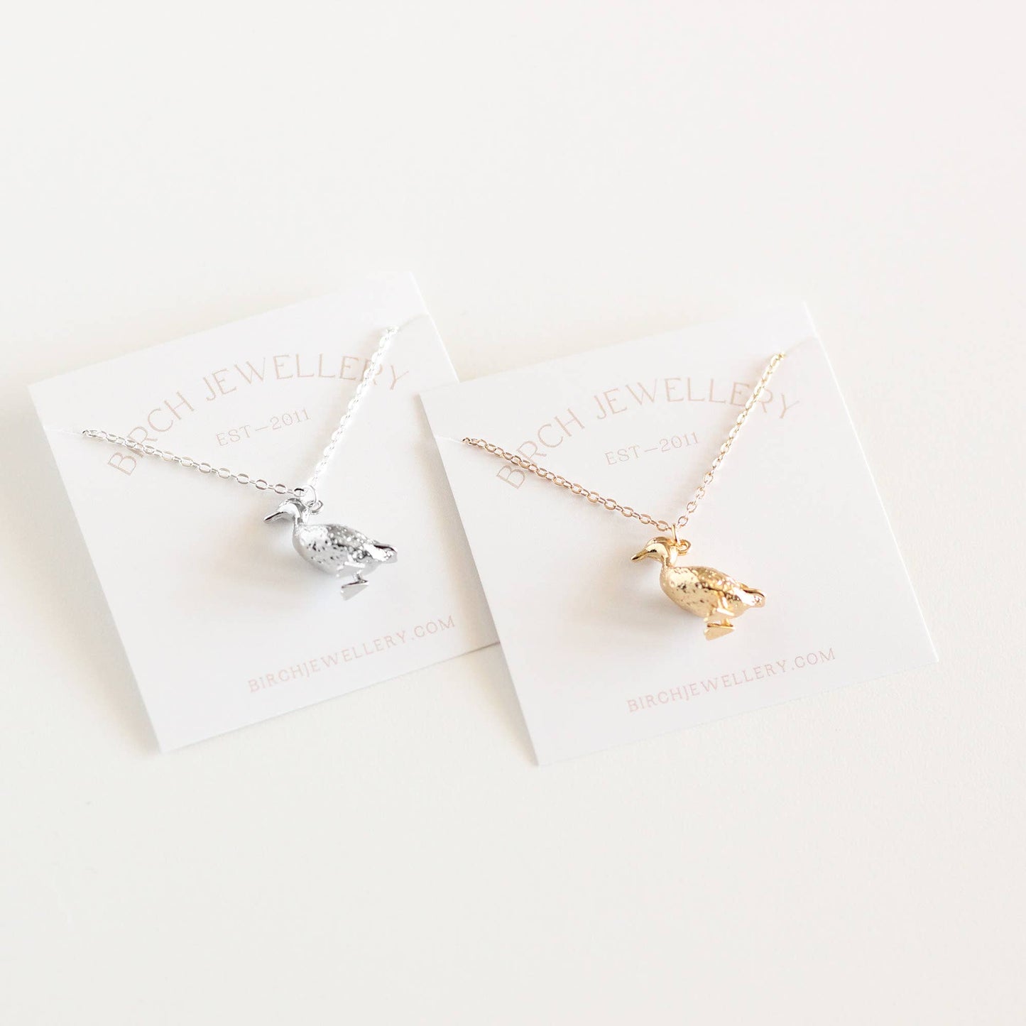 Duck Necklace |Gold