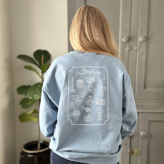 Grandma Hobbies Crewneck Sweater | 4 Colour Options