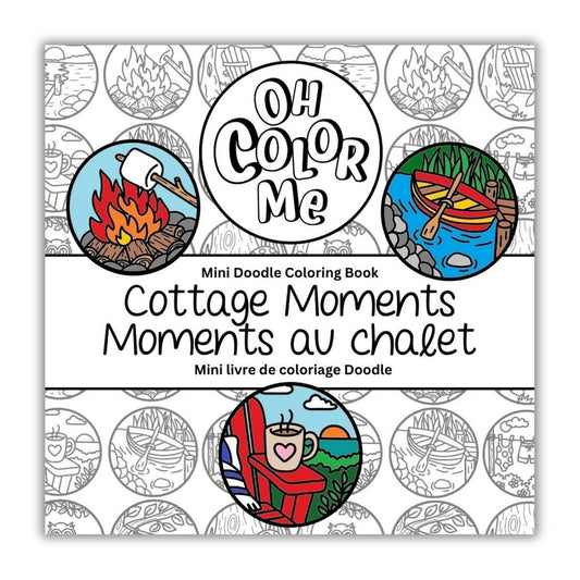 Mini Doodle Colouring Book | Cottage Moments | PREORDER