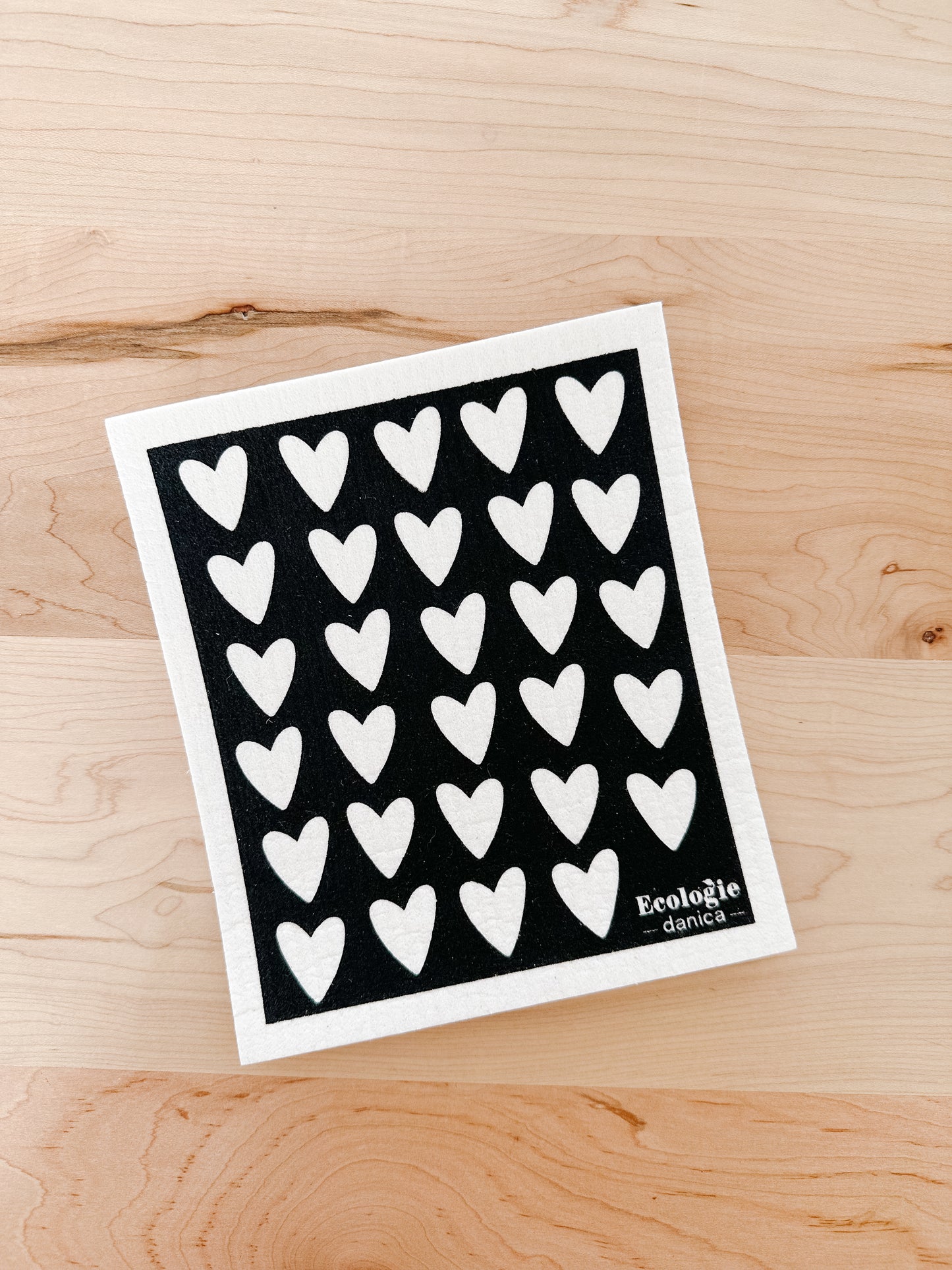 Hearts Swedish Dishcloth