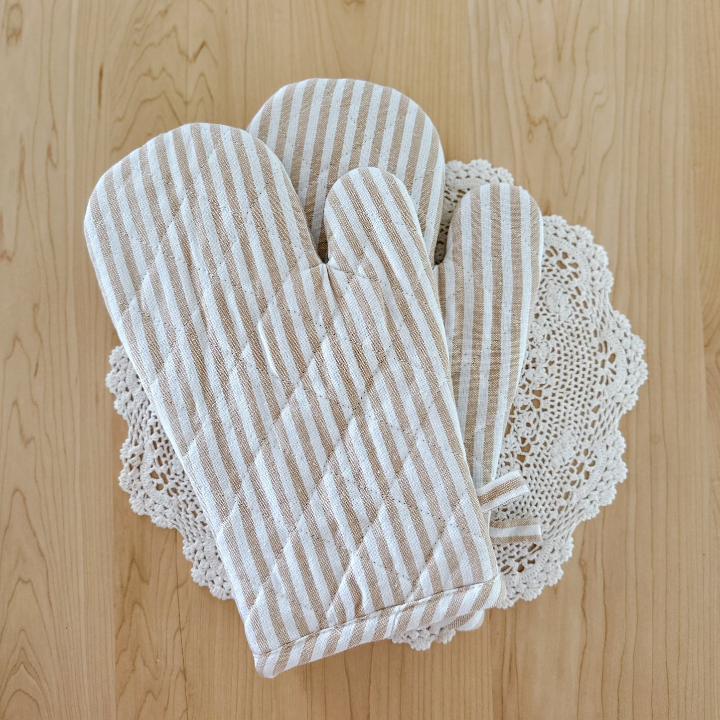 Striped Oven Mitt Set | 2 Options