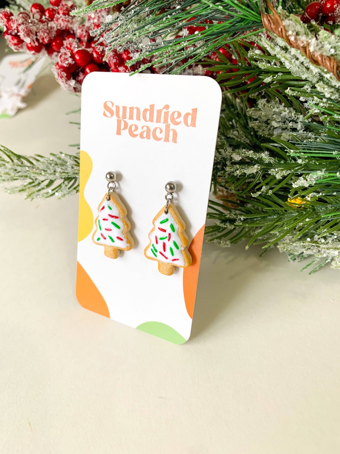 Tree Sugar Cookies | Earrings