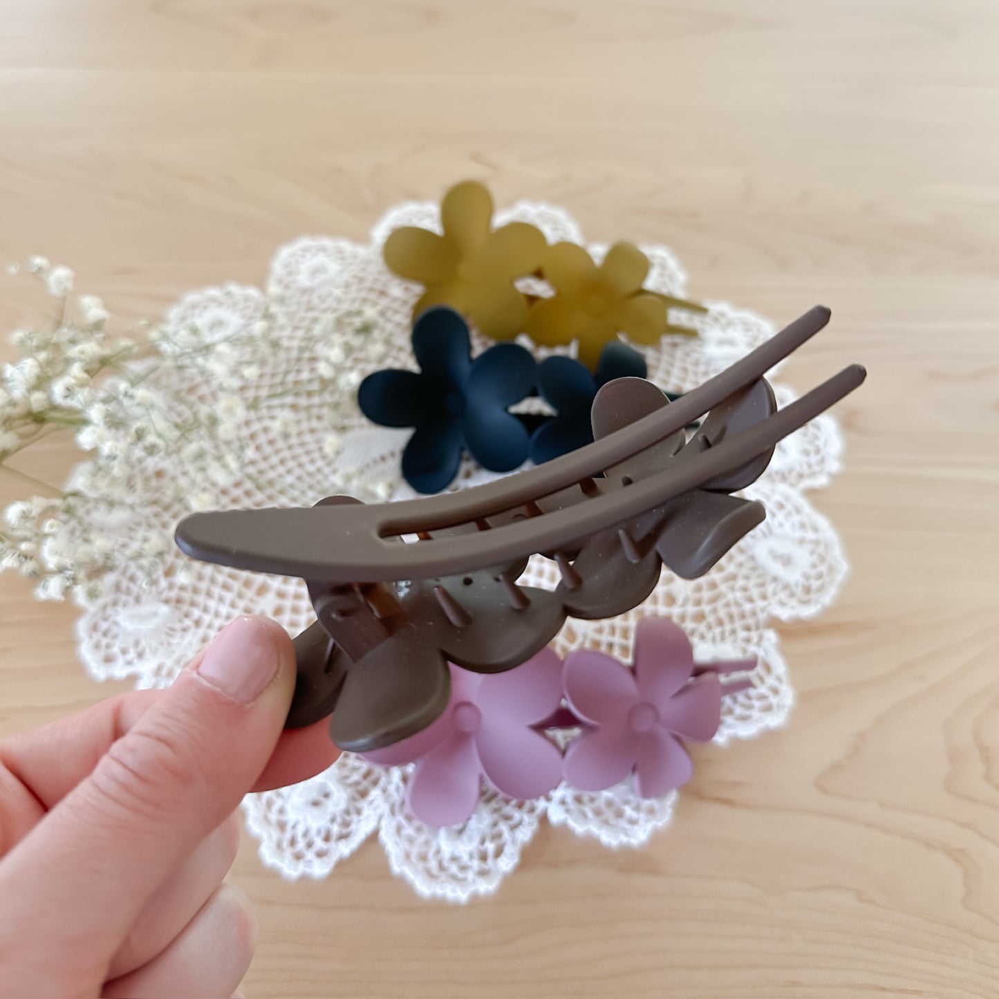 Flower Fork Hair Clip