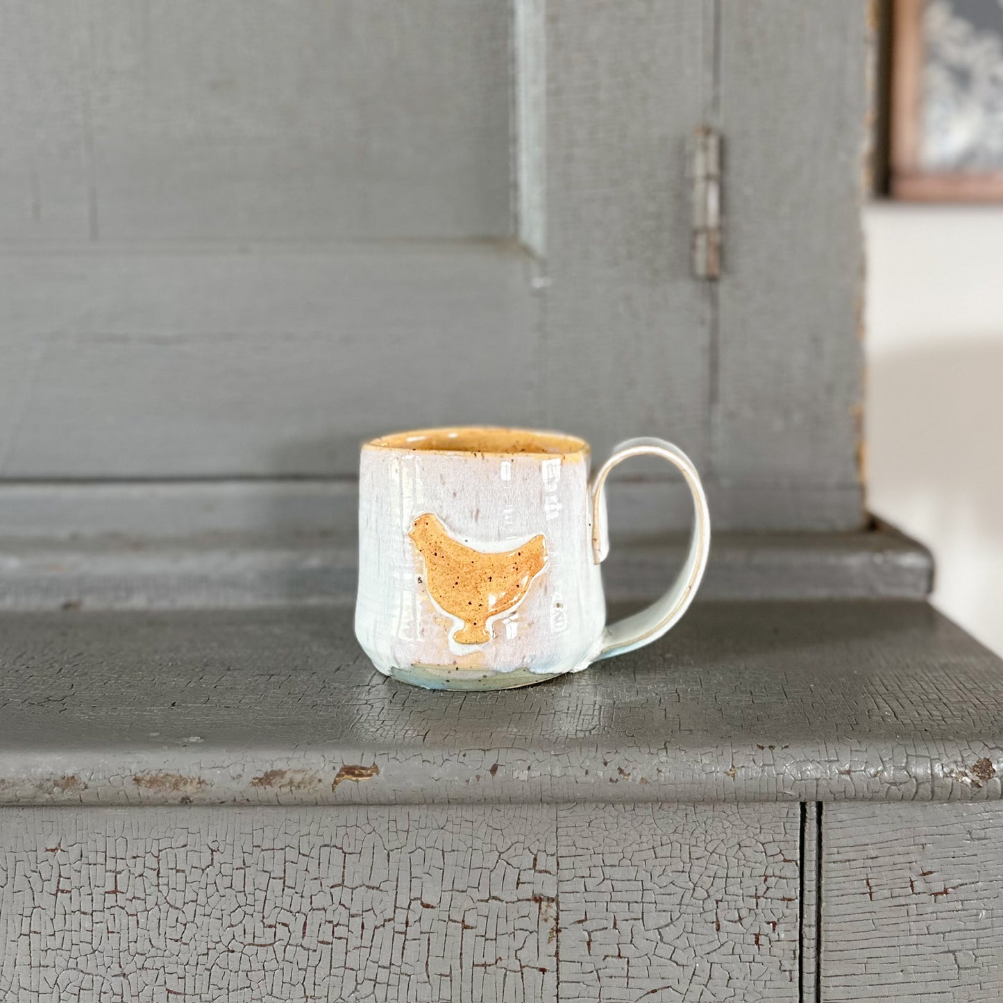 Chicken Pottery Mug | 11 oz.