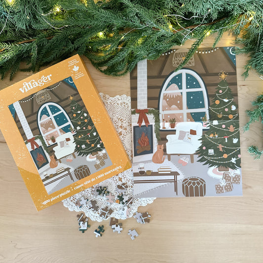 Fireside Christmas Puzzle | 1000 Pieces