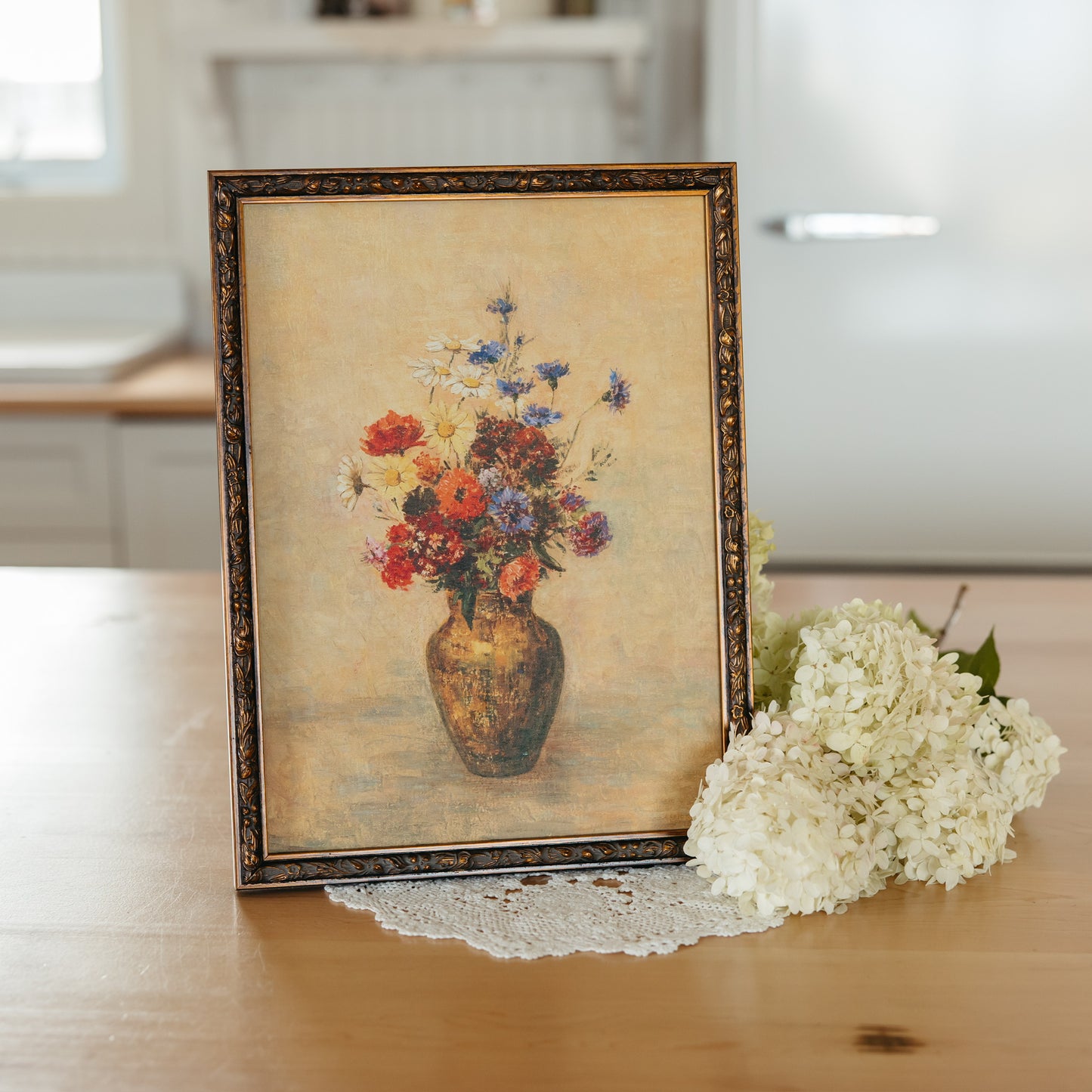 Vintage Floral Framed Print | 2 Sizes