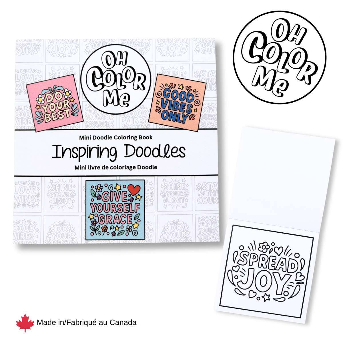 Mini Doodle Colouring Book | Inspiring Doodles | PREORDER
