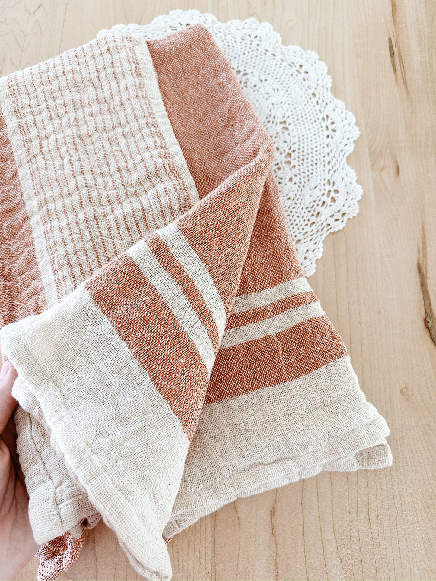 Cinnamon Stick Woven Dishtowels | Set of 2