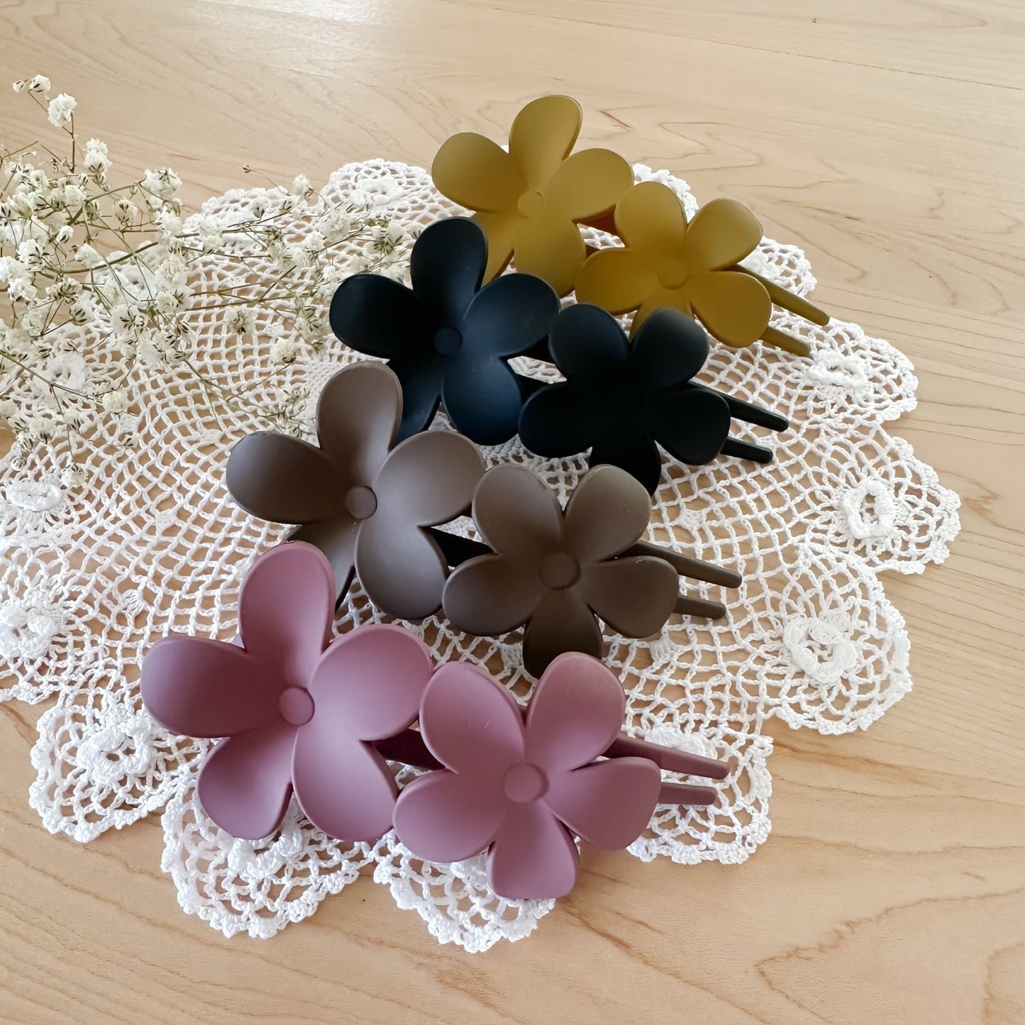 Flower Fork Hair Clip