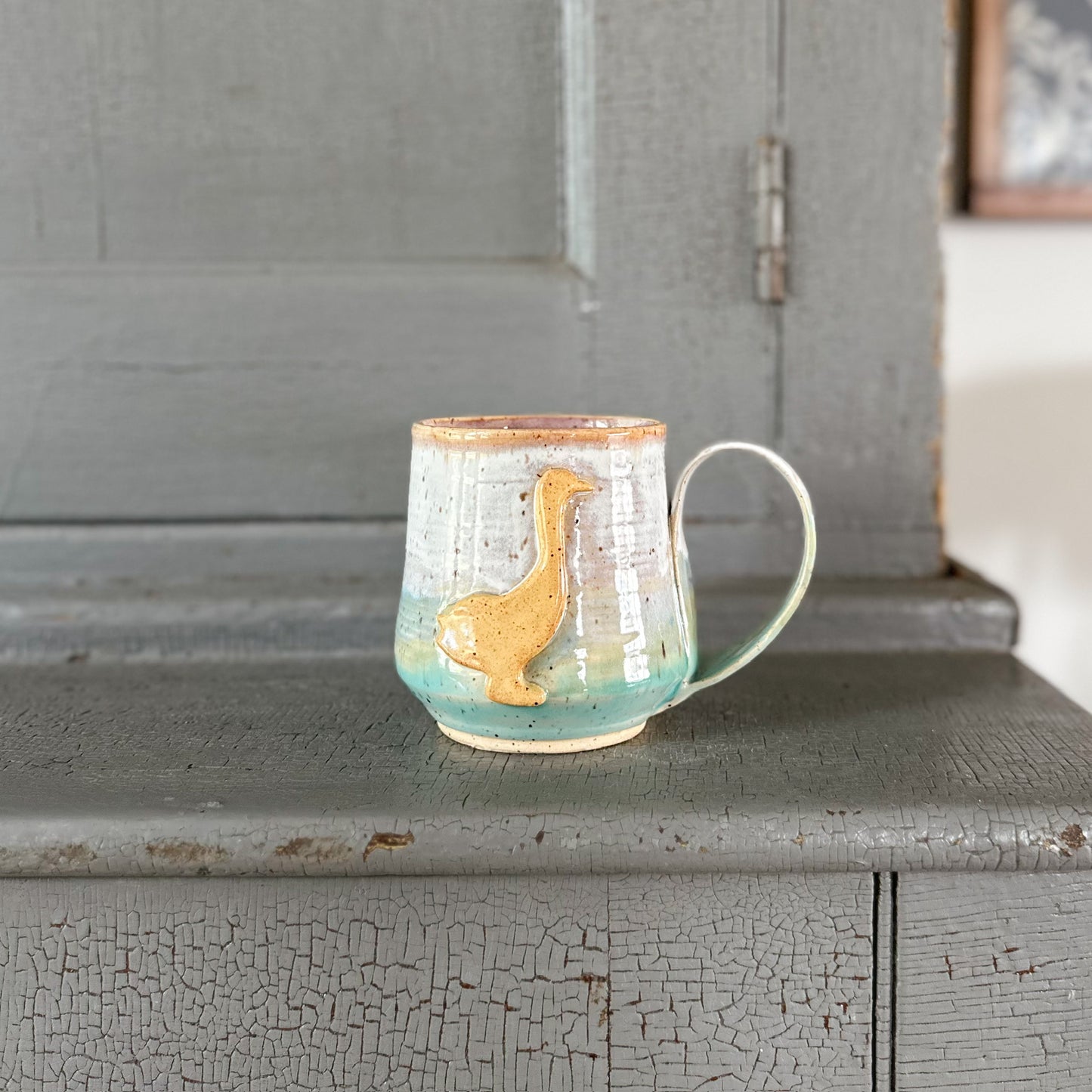 Duck Pottery Mug | 15 oz.
