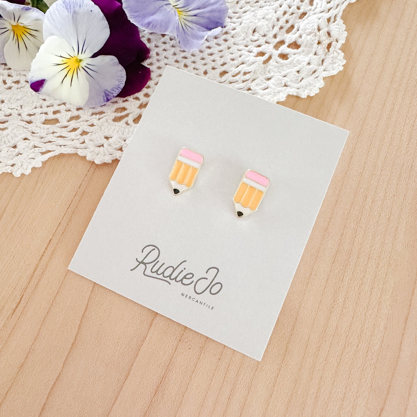 Pencil Earrings
