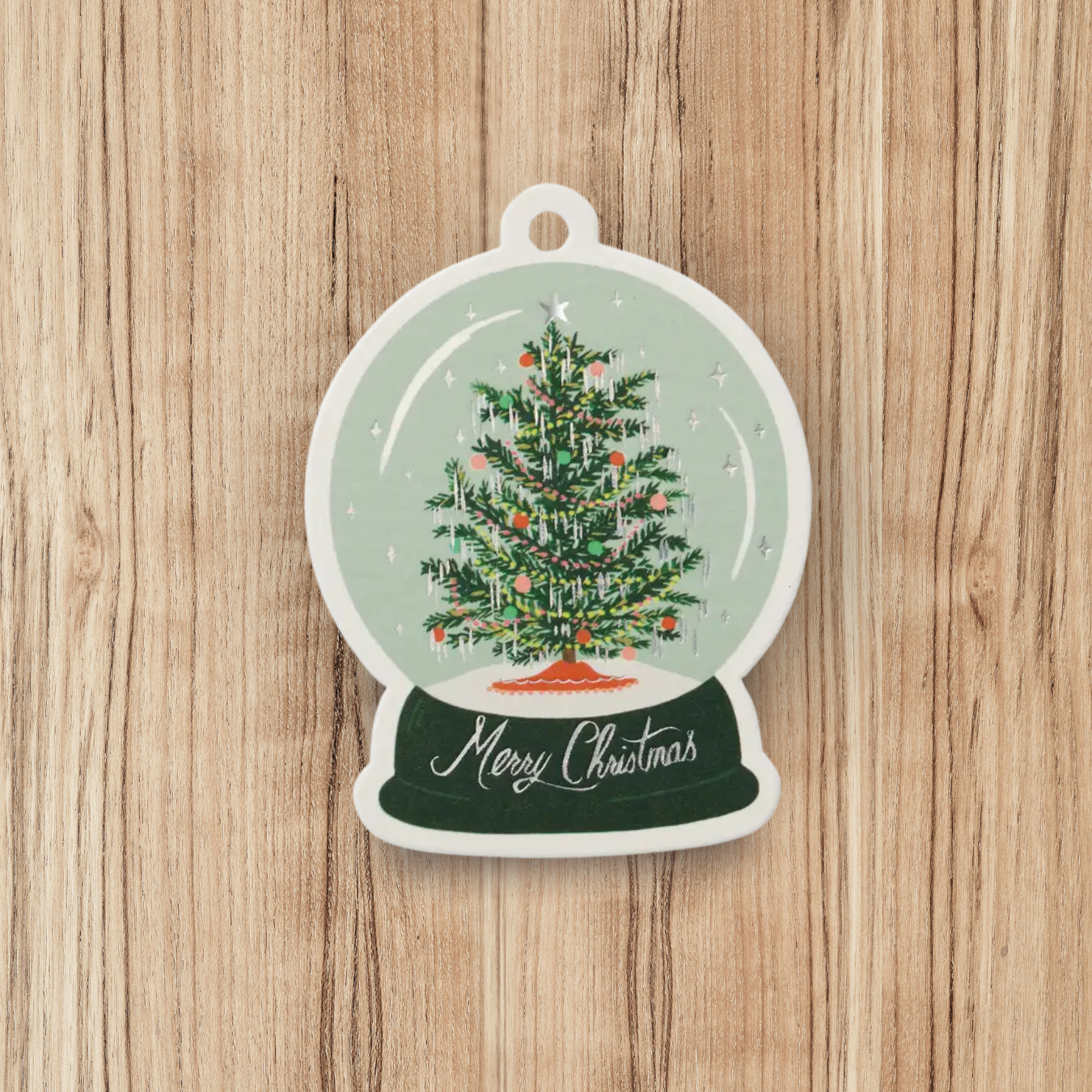 Rifle Paper Snow Globe Gift Tag | Set of 8
