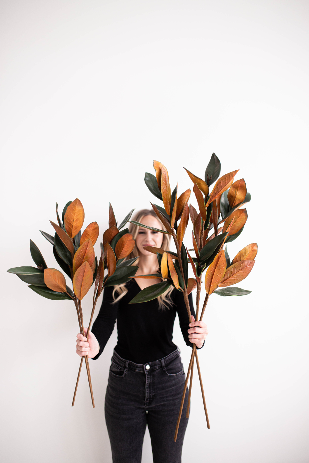 Faux Magnolia Stems | 2 sizes
