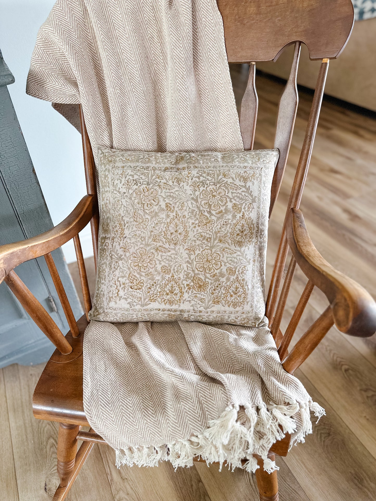 Heirloom Block Print Pillow