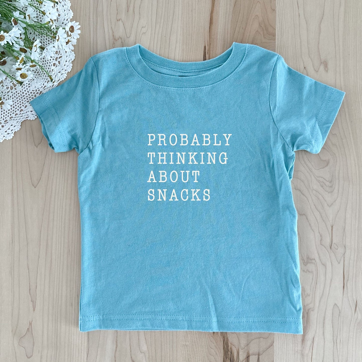 Probably Thinking About Snacks TShirt | 2T-5/6