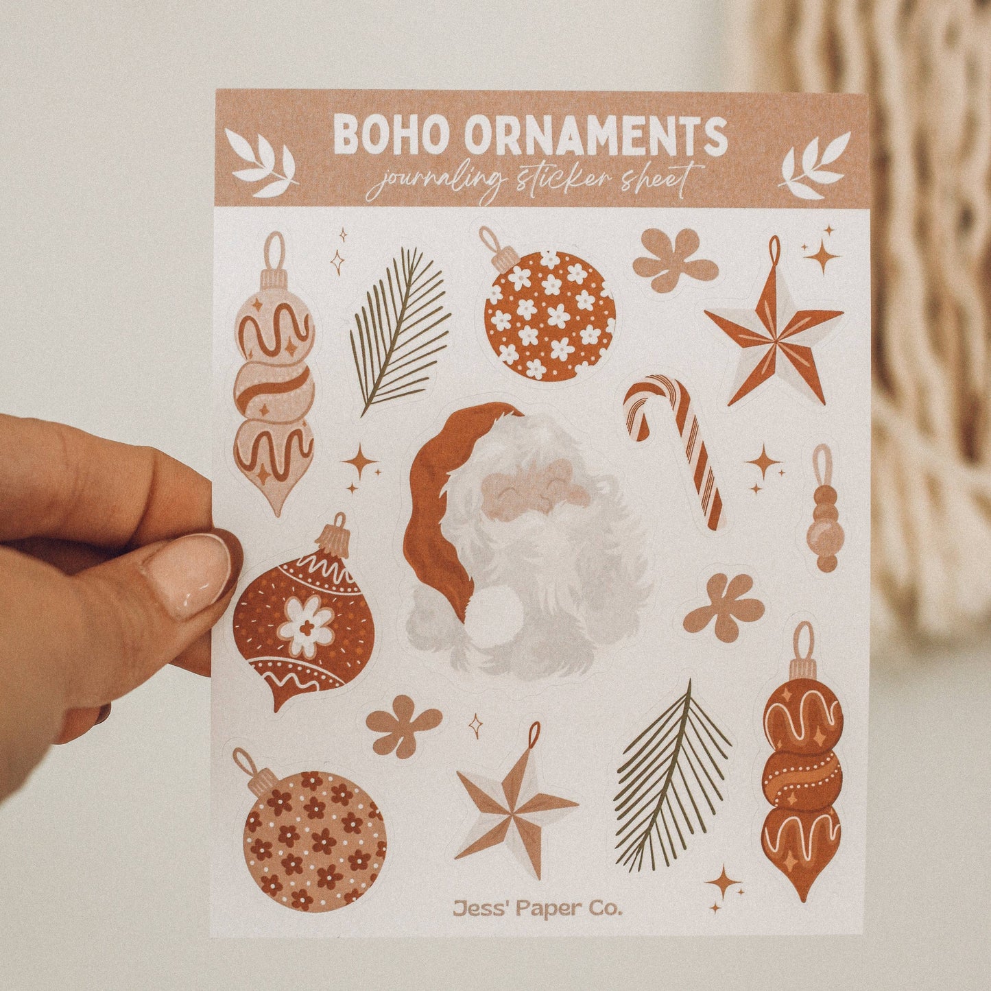 Christmas Journaling Sticker Sheet